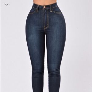 high waisted jeans